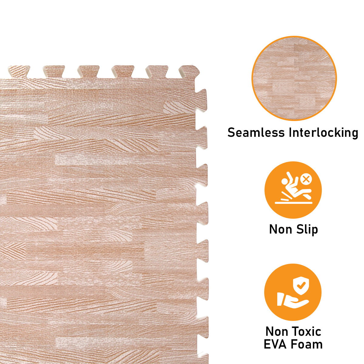 Light Oak / 16 Sq Ft (4 Tiles)