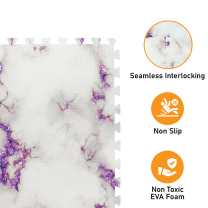 Purple Marble / 16 Sq Ft (4 Tiles)