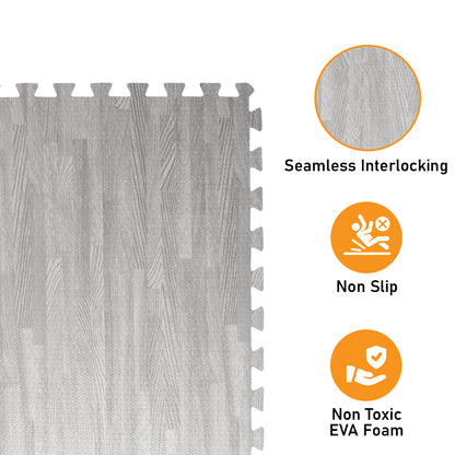 Grey / 16 Sq Ft (4 Tiles)