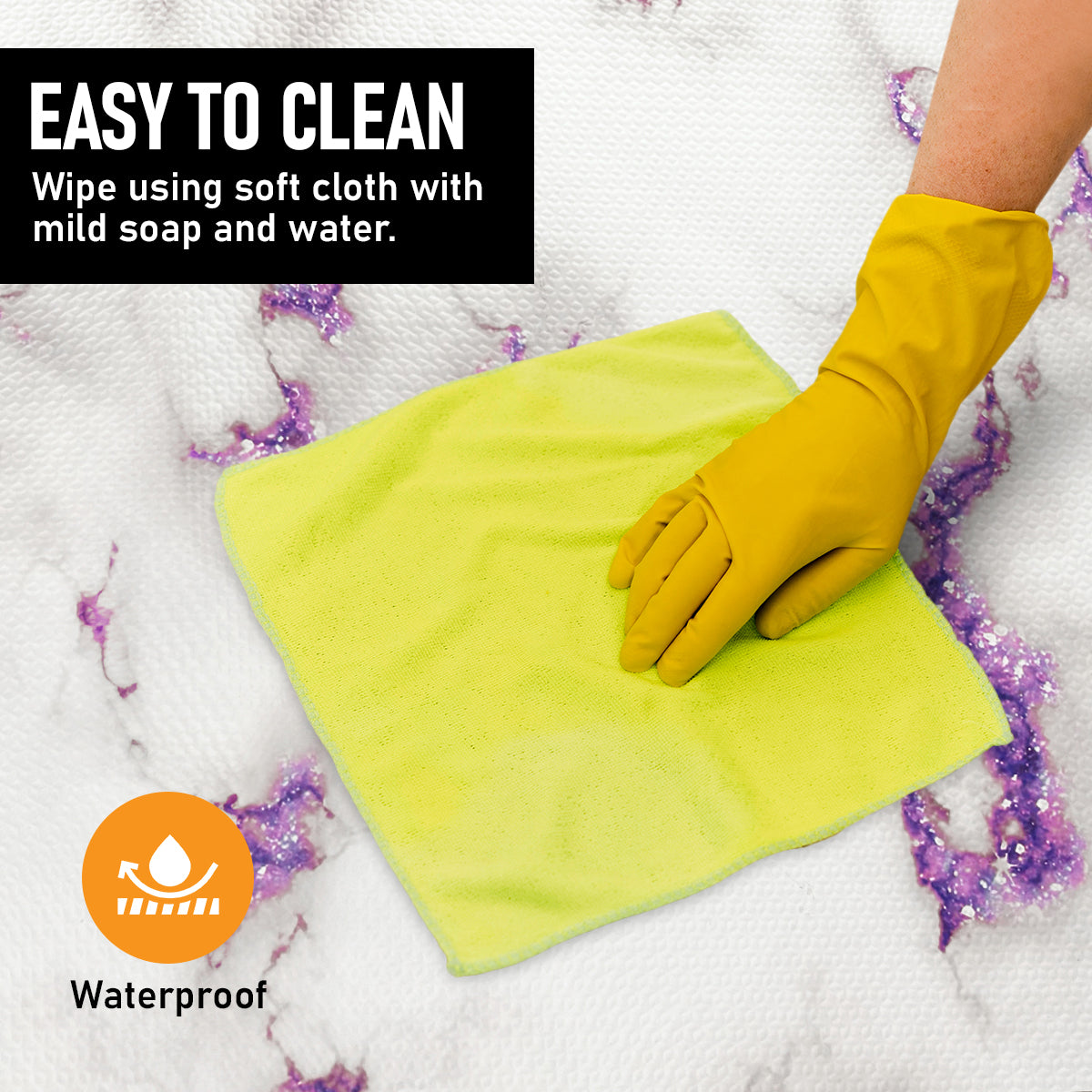 Purple Marble / 16 Sq Ft (4 Tiles)