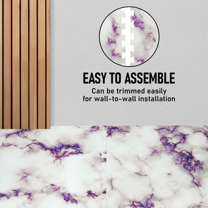 Purple Marble / 16 Sq Ft (4 Tiles)
