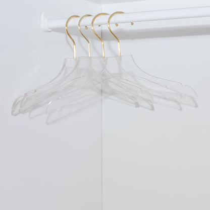 13" Children's Acrylic Shirt Hanger