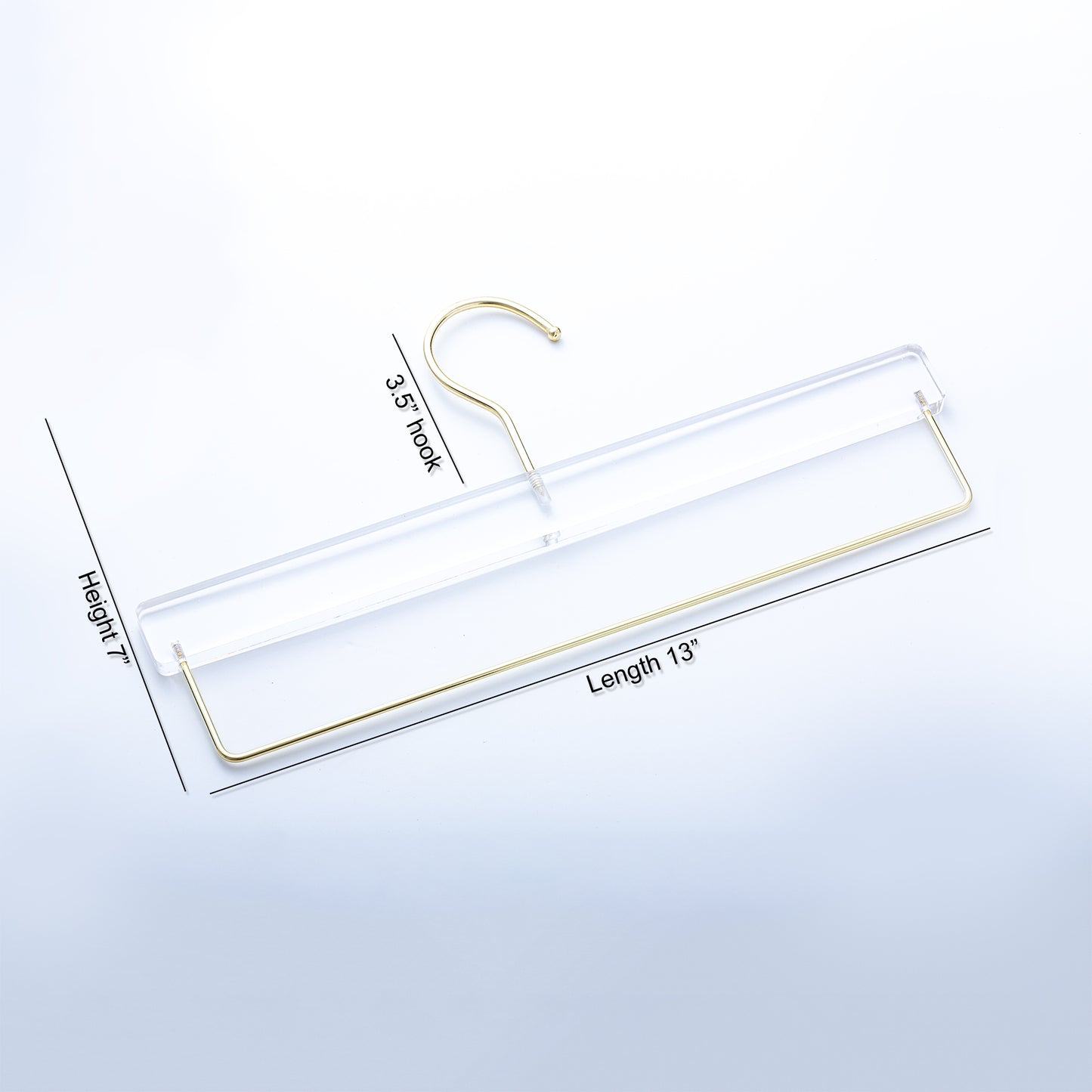 Acrylic Pant Hanger with Bar